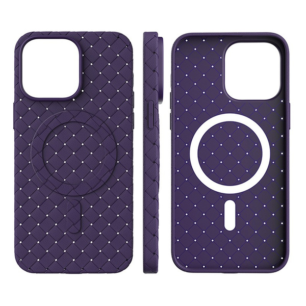 MagSafe Woven Case für iPhone 14 Pro – Lila
