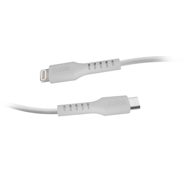 Kabel SBS TECABLELIGTC2W USB-C - Lightning  2 m - biały