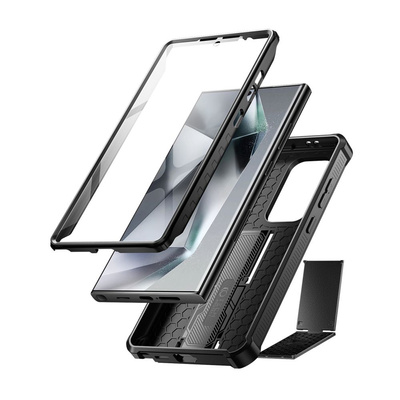 Tech-Protect Kevlar Cam+ Case for Samsung Galaxy S24 Ultra - Black