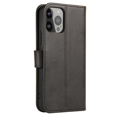 Magnethülle für Xiaomi Redmi Note 12, Flip-Cover, Brieftaschenständer, Schwarz