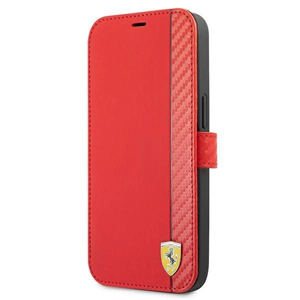 Ferrari FESAXFLBKP13LRE iPhone 13 Pro / 13 6.1&quot; livre rouge/rouge On Track Carbon Stripe