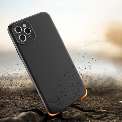 Weiche Hülle für Xiaomi Poco F6 - schwarz