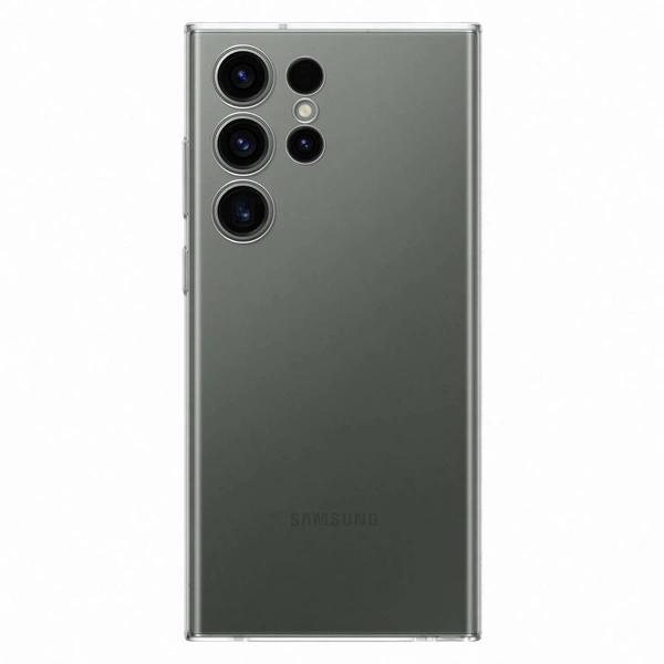 Samsung Clear Cover Case pour Samsung Galaxy S23 Ultra Gel Case Transparent (EF-QS918CTEGWW)