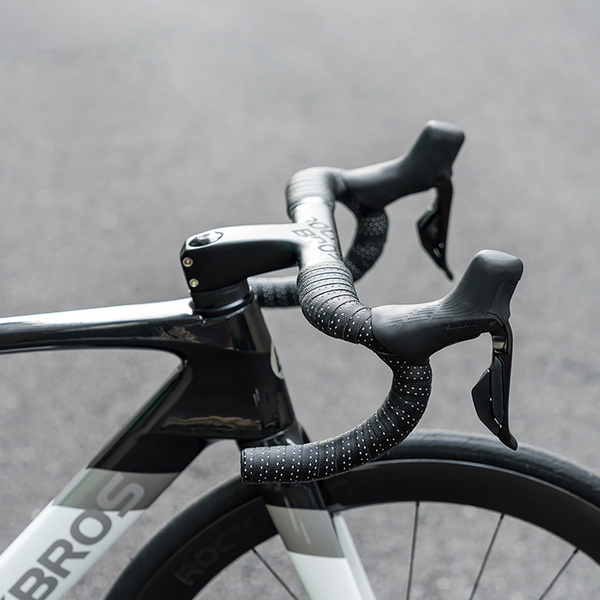 Rockbros PU Handlebar Tape &quot;Velour&quot; Pattern - Brown
