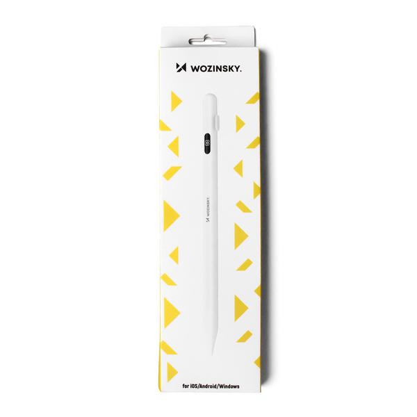 Wozinsky Stylus universeller aktiver Eingabestift (Android und iOS) – weiß