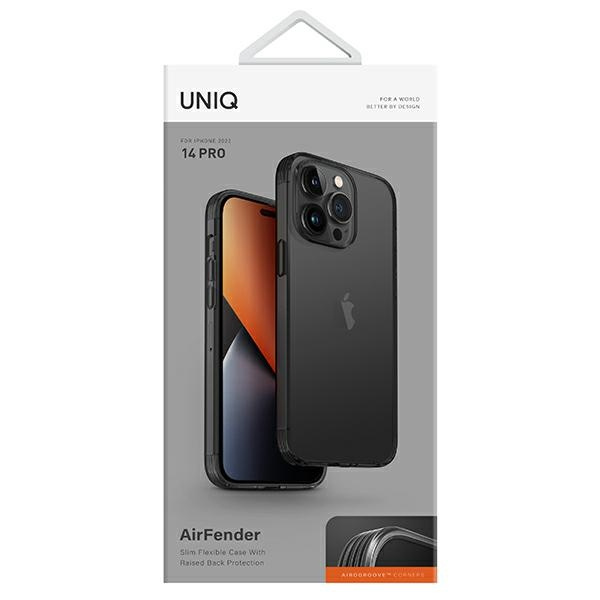 Etui UNIQ Air Fender na iPhone 14 Pro - szare