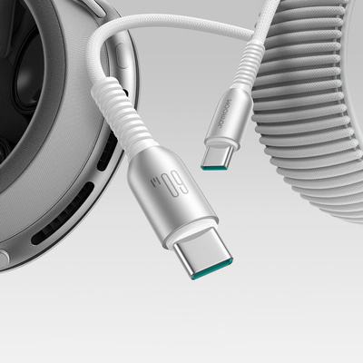 Joyroom S-A51 Cutting-Edge Series 60W USB-C - USB-C cable 1.2m - light gray