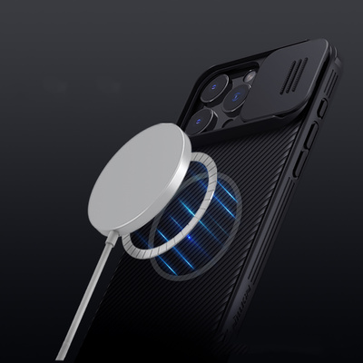 Nillkin CamShield Pro Magnetic Case for iPhone 16 Pro Max - black