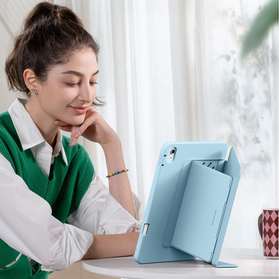 Etui ESR Flip Hybrid na iPad Air 13" 1 / 2 - niebieskie