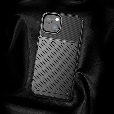 Thunder Case Flexibel Robuste Panzer Handyhülle TPU Schutzhülle für iPhone 13 blau
