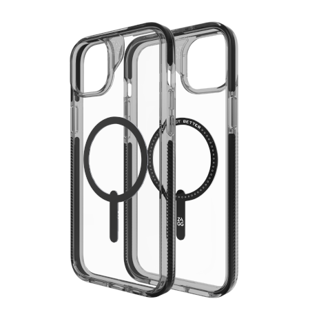 ZAGG Santa Cruz Snap Case mit MagSafe für iPhone 15 / 14 / 13 – Schwarz