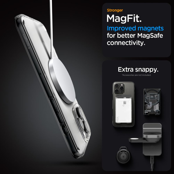 Spigen Ultra Hybrid Mag Case with MagSafe for iPhone 16 Pro Max - Clear