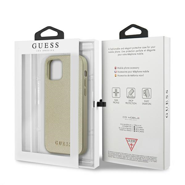 Guess GUHCP12LIGLGO iPhone 12 Pro Max 6.7&quot; gold/gold hardcase Iridescent