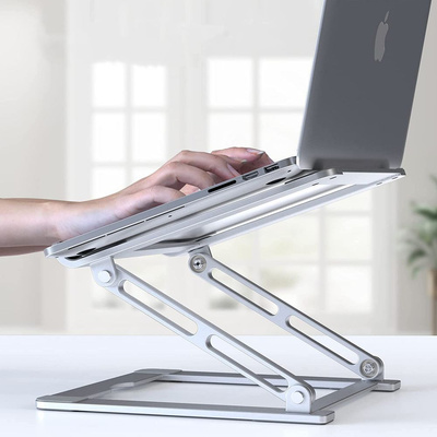 Podstawka Tech-Protect ULS400 uniwersalna rozkładana na laptop do 17" - szara