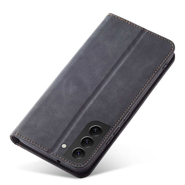 Magnet Fancy Case for Samsung Galaxy S23+ flip cover wallet stand black