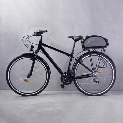 Wozinsky bike carrier bag with shoulder strap 13l black (WBB1BK)
