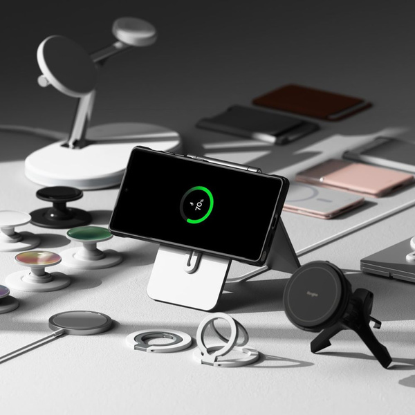 Etui Ringke Fusion X MagSafe na Samsung Galaxy S25 Ultra - czarny