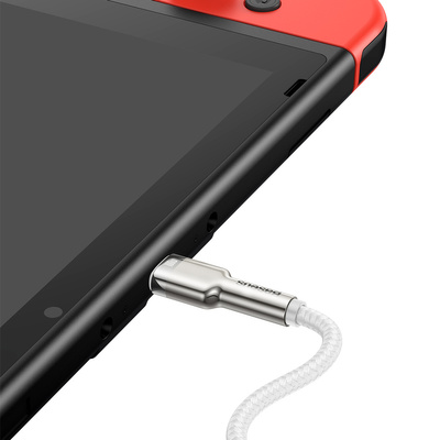 Baseus Cafule Series Metal Data USB-C / USB-C PD QC SCP 100W 5A 1 m Kabel - Weiß