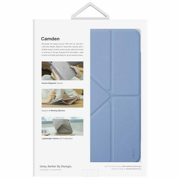 Uniq Camden case for iPad 10 gen (2022) - blue