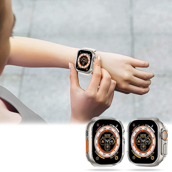 Tech-Protect Defense360 Hülle für Apple Watch Ultra 1/2 (49 mm) – Transparent