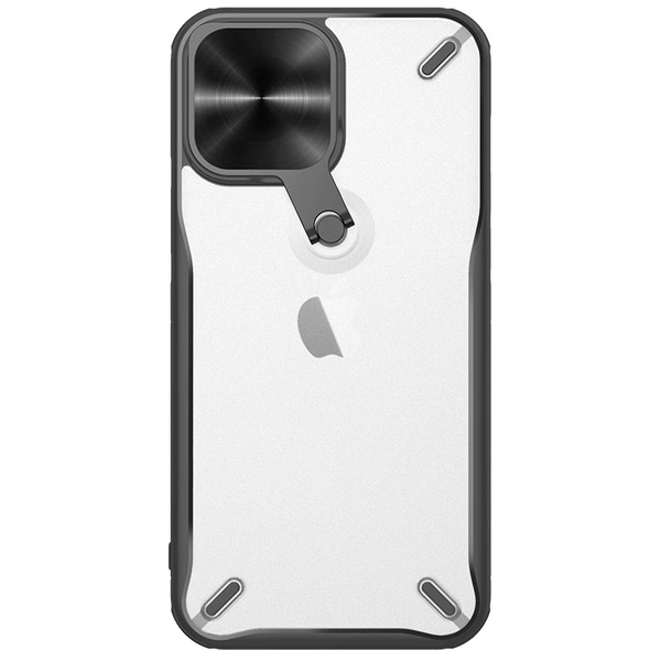 Nillkin Cyclops Case coque durable avec cache appareil photo et support pliable iPhone 13 Pro noir