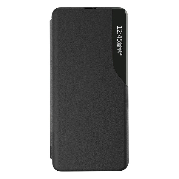 Eco Leather View Case elegante Hülle mit Flip Cover und Standfunktion Xiaomi Redmi Note 11 Pro+ 5G (China) / 11 Pro 5G (China) / Mi11i HyperCharge / Poco X4 NFC 5G schwarz