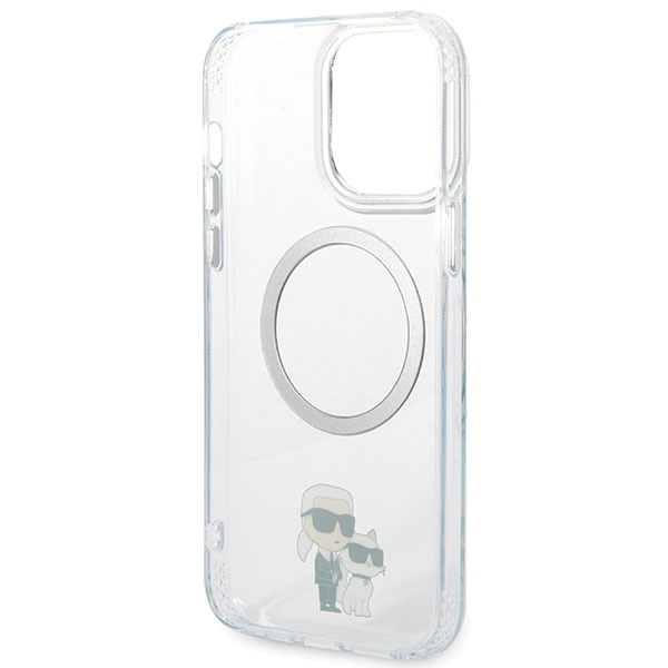 Karl Lagerfeld KKLHMP13XHNKCIT iPhone 13 Pro Max 6,7&quot; Hardcase transparent Ikonisches Karl&amp;Choupette Magsafe