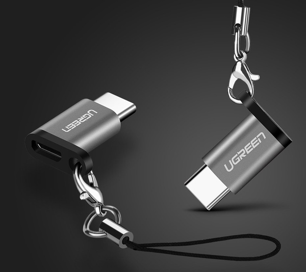 Ugreen Adapter Micro USB auf USB Typ C Adapter schwarz (30391)