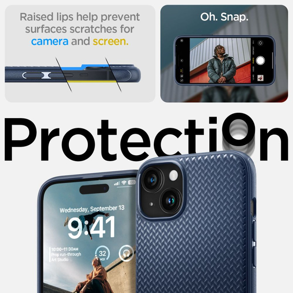 Spigen Mag Armor Hülle mit MagSafe für iPhone 15 Plus – Mattschwarz