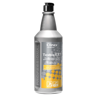 CLINEX Textile EXT 1L Flüssigkeit zum Maschinen- und Handwaschen von Teppichen und Polstern