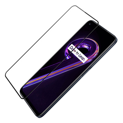 Nillkin CP+PRO ultradünnes Vollbild-Hartglas mit 0,2-mm-Rahmen 9H Realme 9 Pro schwarz