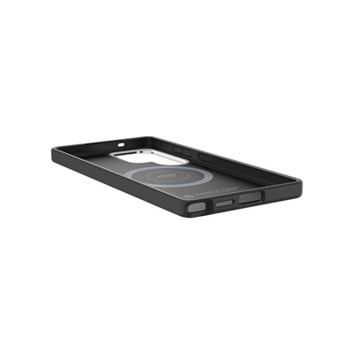 Spigen Enzo Aramid GP-FPS938PGABW Silicone Case with Built-in MagFit Ring for Samsung Galaxy S25 Ultra - Black