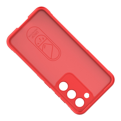 Magic Shield Case für Samsung Galaxy S23+ flexible Panzerhülle rot