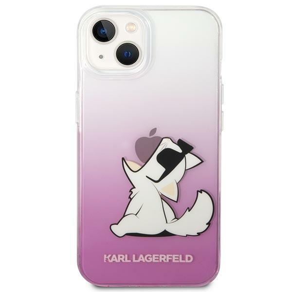 Karl Lagerfeld KLHCP14MCFNRCPI iPhone 14 Plus 6.7&quot; Hardcase Pink / Pink Choupette Fun