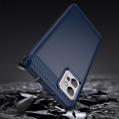 Carbon Case Hülle für Xiaomi 12 Lite flexible Silikon-Carbon-Hülle schwarz