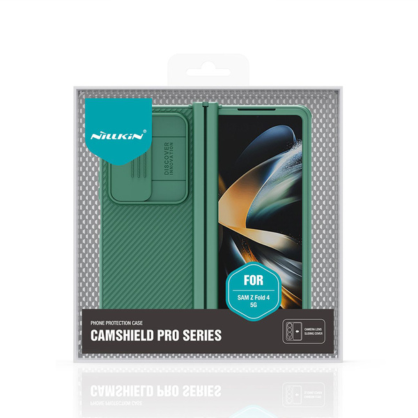 Nillkin CamShield Pro Case (simple) etui Samsung Galaxy Z Fold 4 pokrowiec z osłoną na aparat niebieskie
