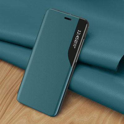 Eco Leather View Case booktype case schutzhülle aufklappbare hülle iPhone 13 mini lila
