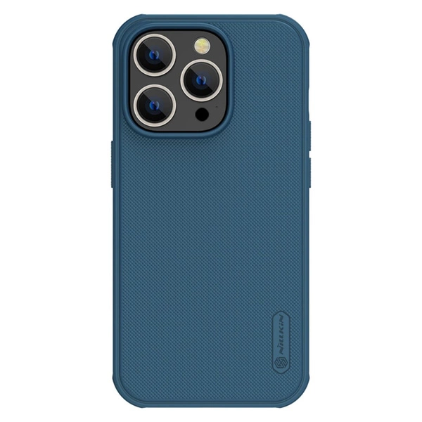 Nillkin Super Frosted Shield Pro case for iPhone 14 Pro Max back cover blue