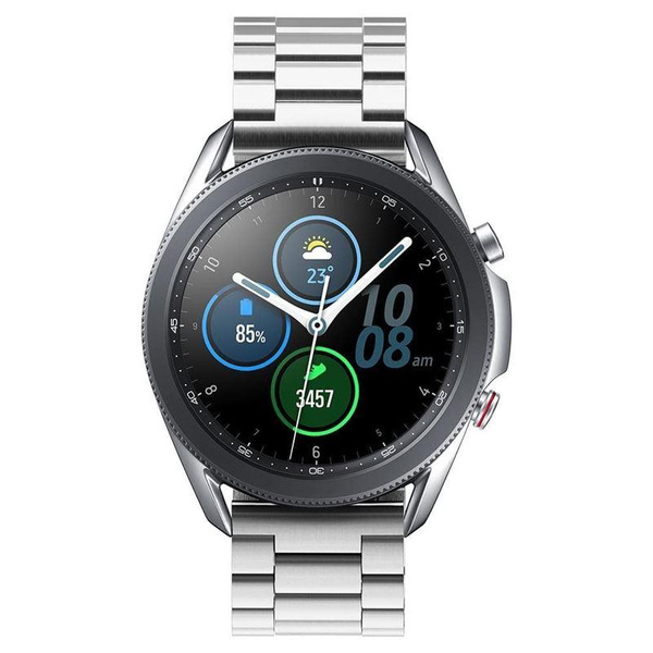 Spigen Modern Fit Band for Samsung Galaxy Watch 46mm Silver Hurtel