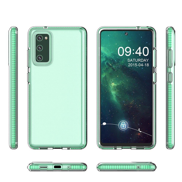 Spring Case Silikon Gel Handyhülle Schutzhülle für Samsung Galaxy A02s EU dunkelpink