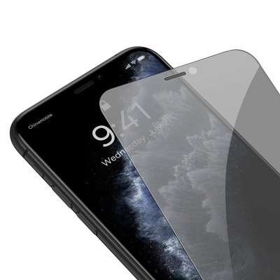 Baseus Privacy Anti Spy tempered glass for iPhone 11 Pro Max / iPhone XS Max with positioner