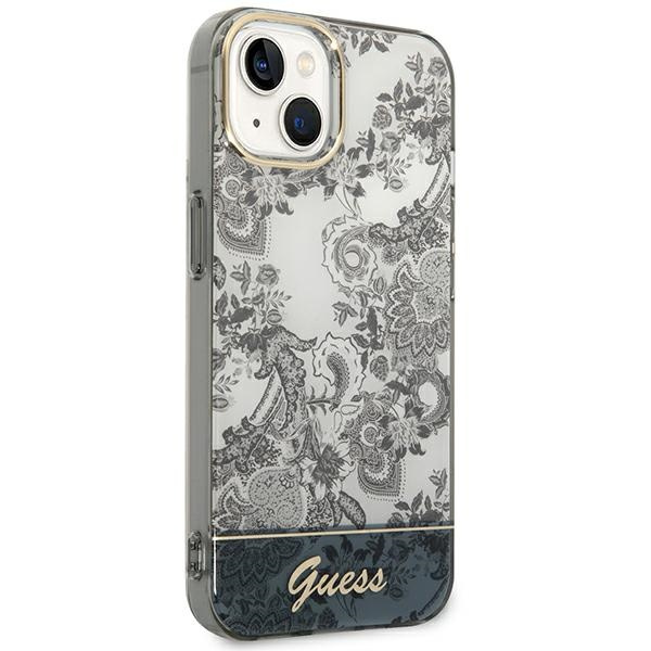 Etui Guess Porcelain Collection na iPhone 14 / 15 / 13 6.1" - szare
