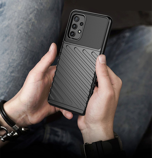 Thunder Case Flexible Tough Rugged Cover TPU Case for Nokia 5.4 black