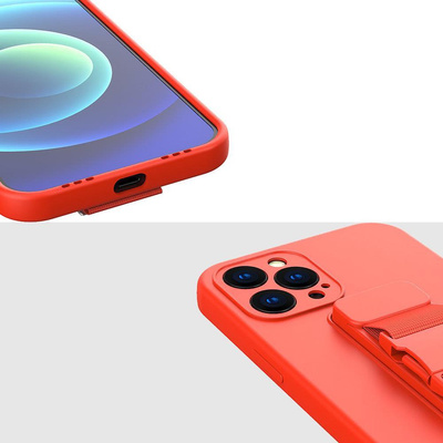 Rope Case Silicone Cover with Lanyard Purse Lanyard Strap for Xiaomi Redmi Note 11 Pro Navy Blue