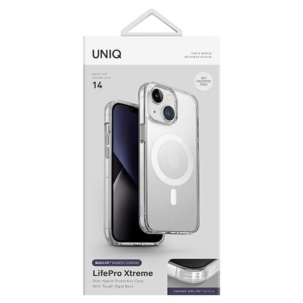 Etui Uniq LifePro Xtreme Magclick Charging na iPhone 14 - przezroczyste