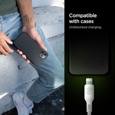Kabel Spigen DuraSync MFi USB-C / Lightning 2-Pack 100 cm - biały