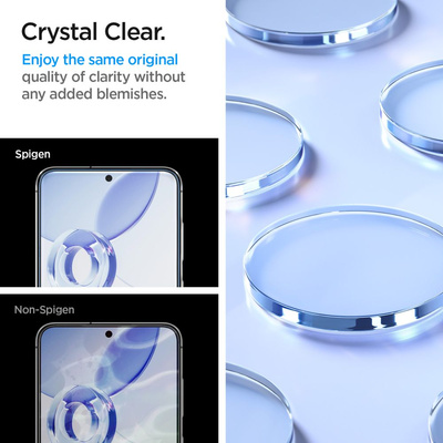 Spigen Glas.tR EZ Fit gehärtetes Glas für Samsung Galaxy S24 FE (2 Stück)
