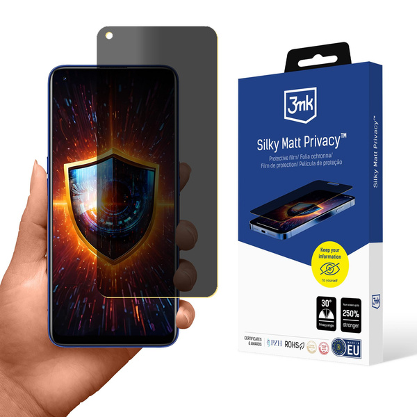 3mk Silky Matt Privacy Privacy Screen Protector for Realme 7 Pro