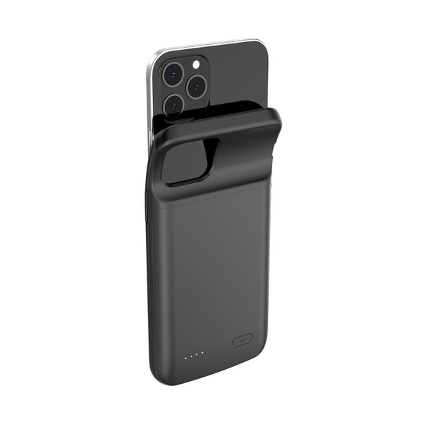 Etui Tech-Protect PowerCase na iPhone 12 / 12 Pro z powerbankiem 4800mAh - czarne
