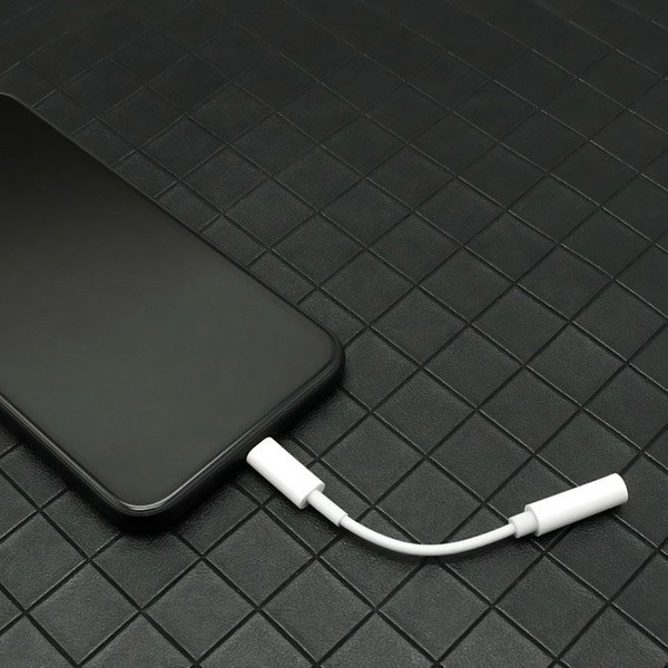 Adapter przejściówka z USB Typ C na gniazdo audio 3.5 mini jack czarny